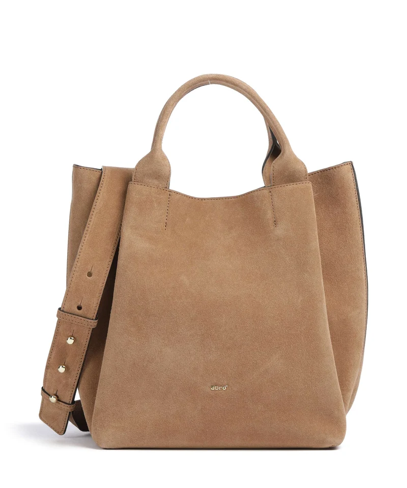 Abro Suede Essential Medium Sac à main cappuccino