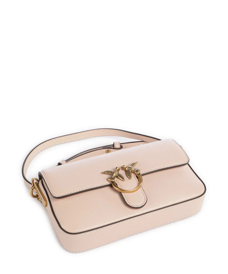 Pinko Love One Baby Slouchy Sac bandoulière rosa cammeo/antique gold