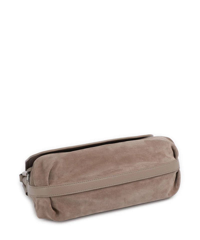 Coccinelle Rebekka Suede Sac porté épaule warm taupe