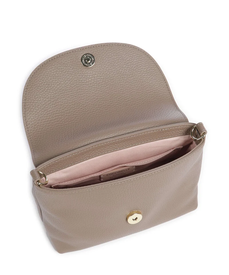 Coccinelle Paulina Sac bandoulière warm taupe