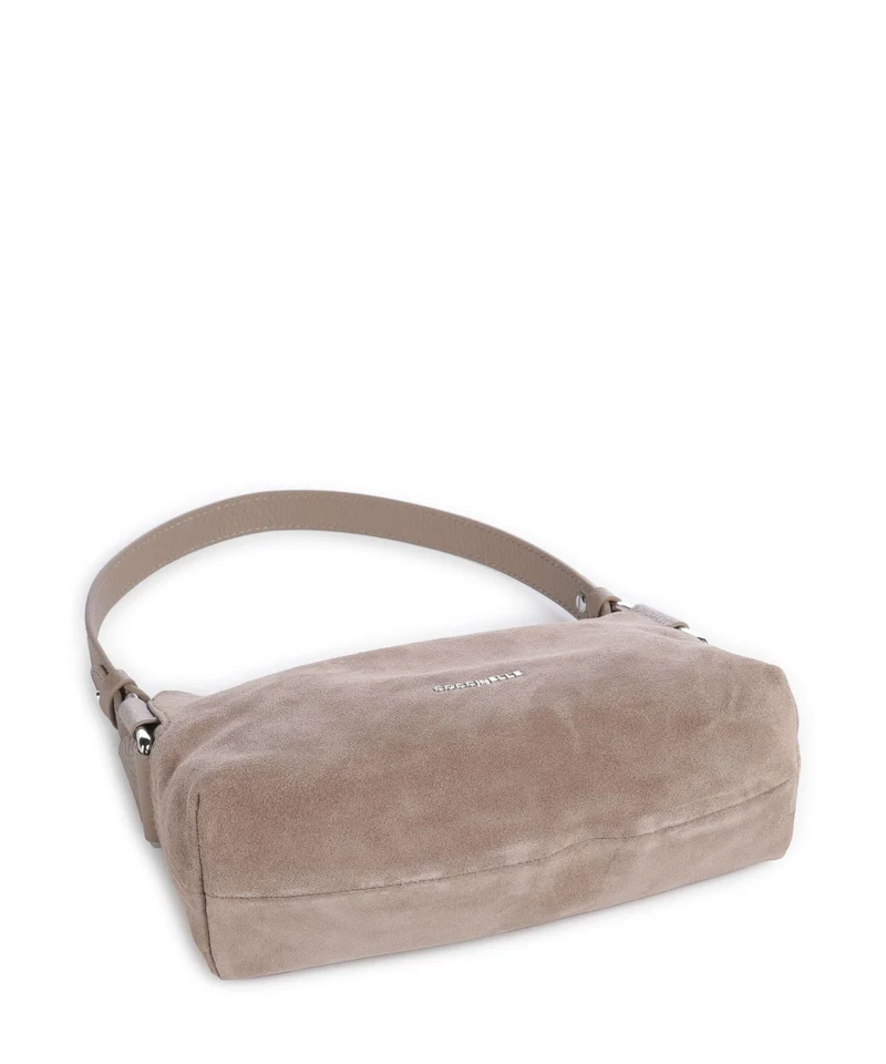 Coccinelle Rebekka Suede Sac porté épaule warm taupe