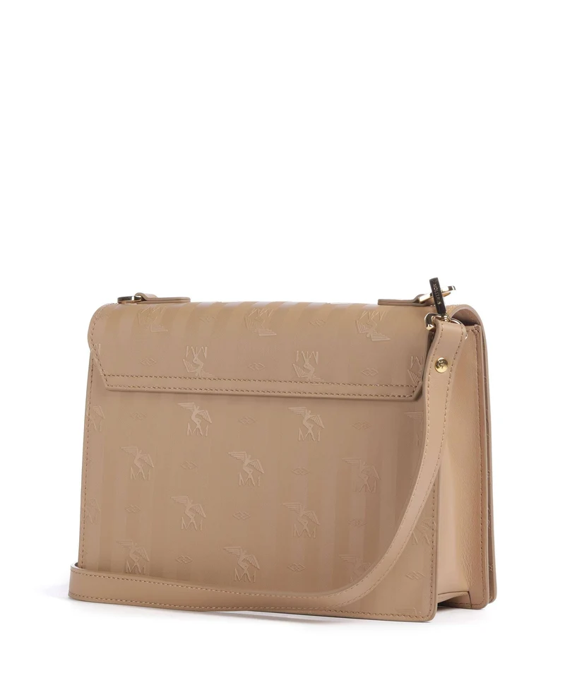 Maison Mollerus Vinerus Wil Sac bandoulière cappuccino beige/nastro