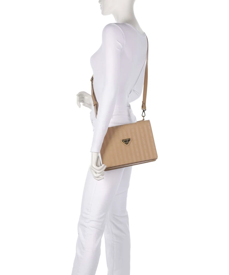Maison Mollerus Vinerus Wil Sac bandoulière cappuccino beige/nastro