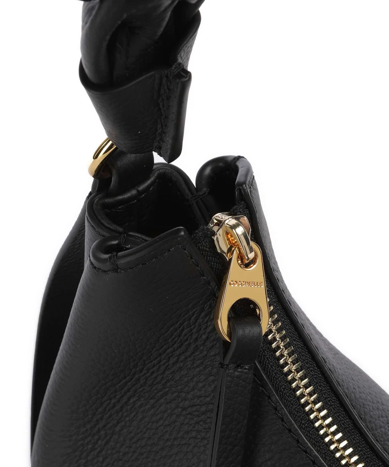 Coccinelle Boheme Grana Double Sac porté épaule noir/cuir