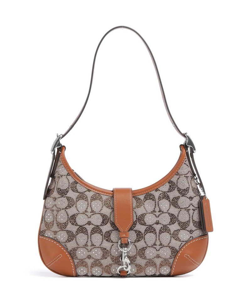 Coach The Coach Originals Hamptons Crystal Signature Sac porté épaule burnished amber