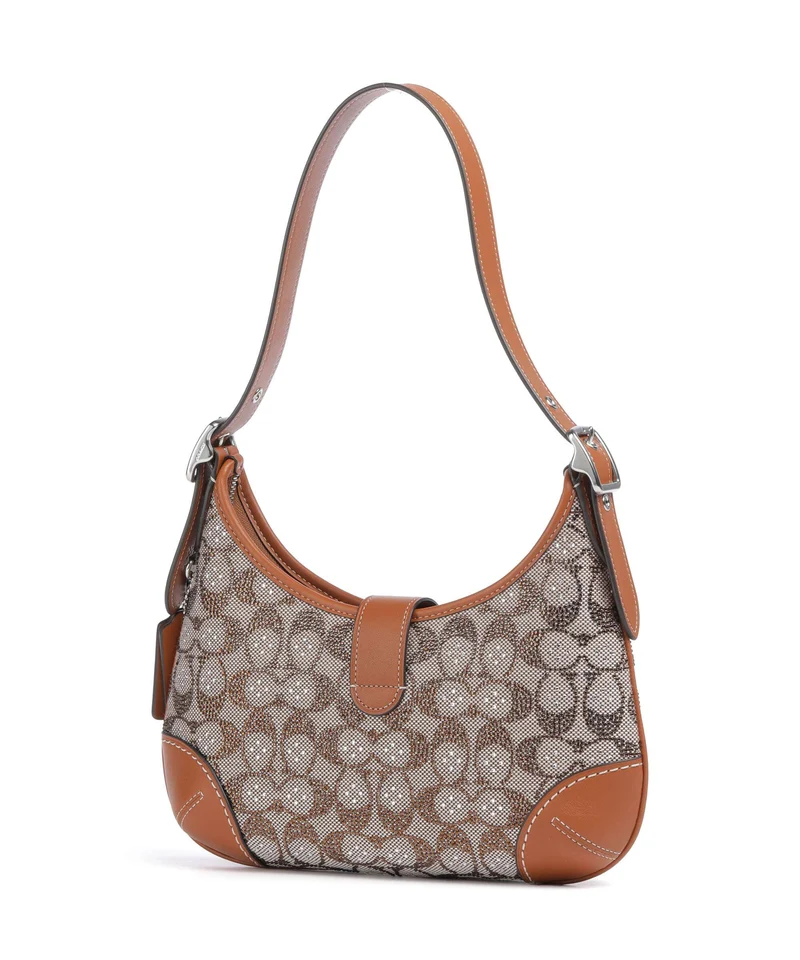 Coach The Coach Originals Hamptons Crystal Signature Sac porté épaule burnished amber