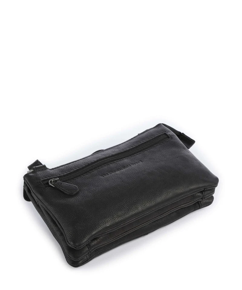 The Chesterfield Brand Washed Waxed Cow Osaka Sac bandoulière black
